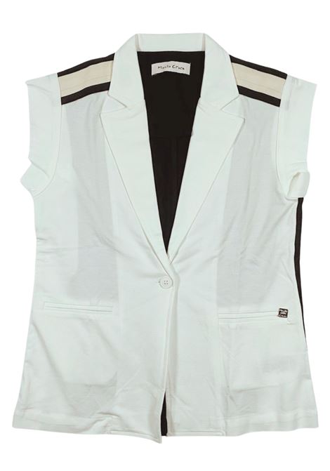 Gilet bambina panna in viscosa Manila Grace | 143JMJS25/SUPANNA